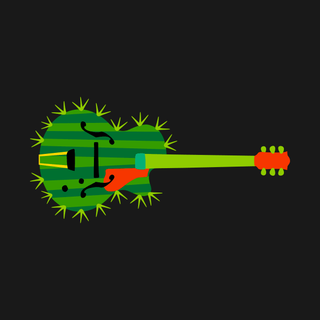 Guitar Cactus Mexican 2 by XOOXOO