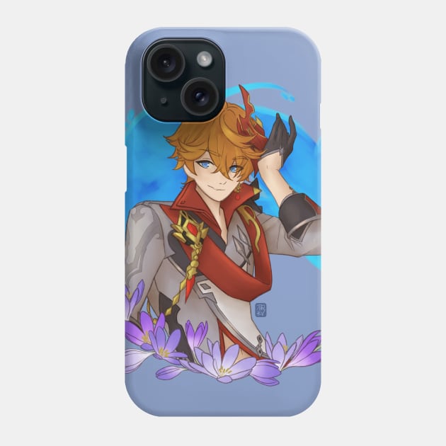 Childe, Genshin Impact Phone Case by Kuroi Kitsune