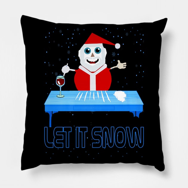 Let it snow Pillow by AdelaidaKang