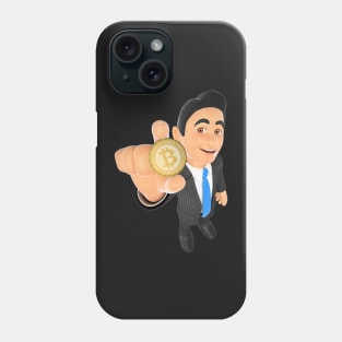 3D Bitcoin Investor Phone Case