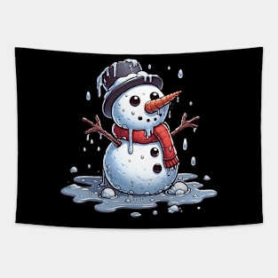 Melty The Snowman Tapestry