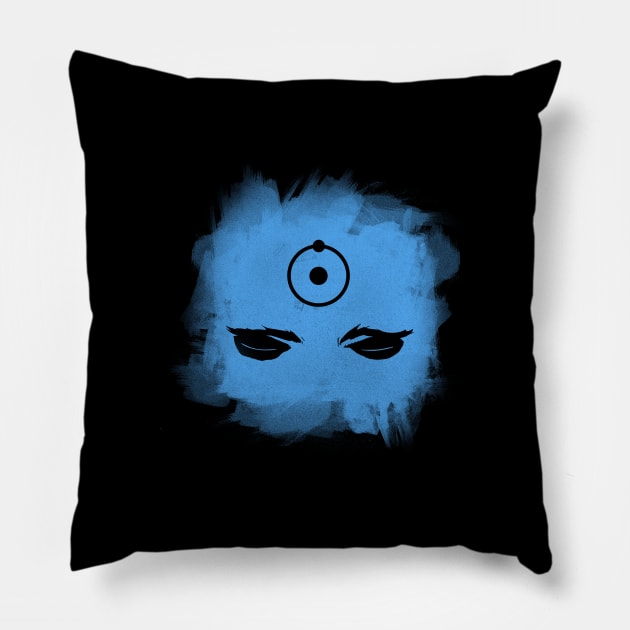 Dr Manhattan Watchmen Pillow by LateralArt