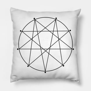 Repentagram Impending Doom Christian Symbol Pocket Pillow