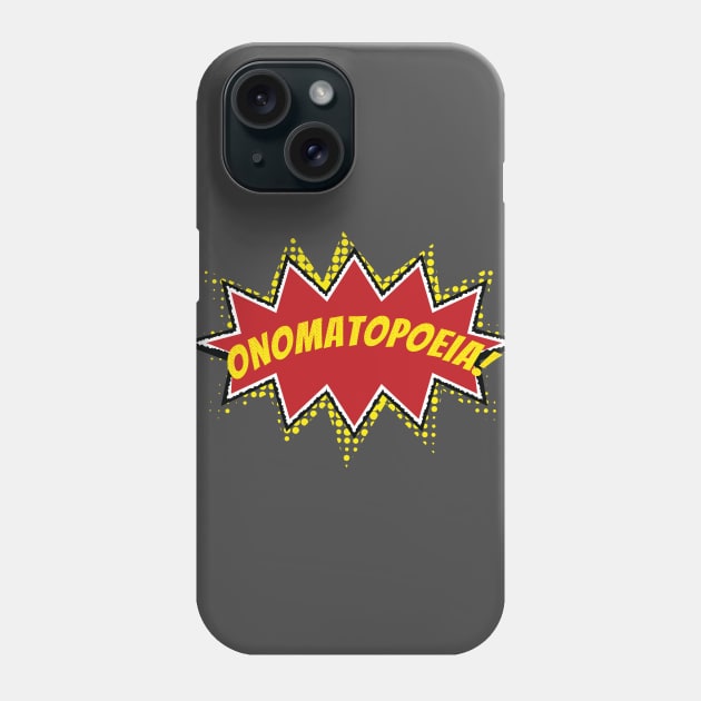 Onomatopoeia Phone Case by TommyArtDesign