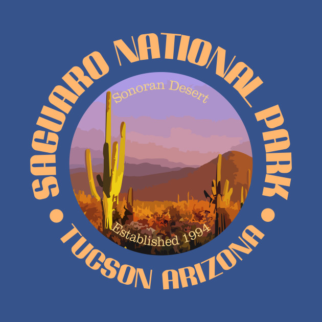 Disover Saguaro National Park (rd) - Saguaro National Park - T-Shirt