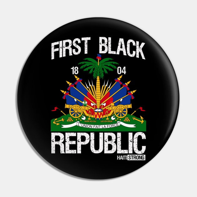 Haitian History Revolution Since 1804 | First Black Republic Pin by JJDezigns