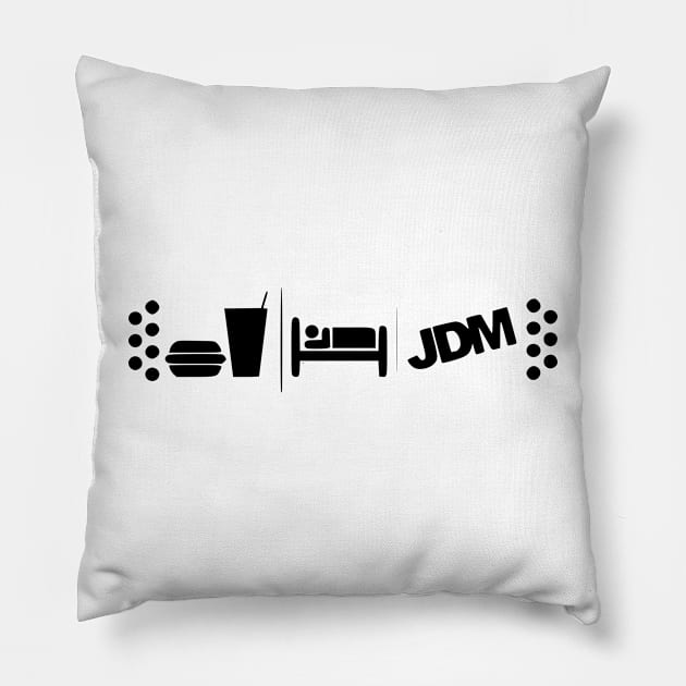 Eat sleep JDM Pillow by Tuner Society SA
