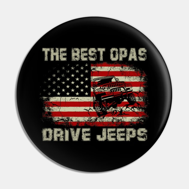 The Best Opas Drive Jeeps American Flag Jeep Pin by Jane Sky