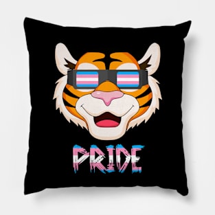 Tiger Transgender Flag Lgbt Pillow