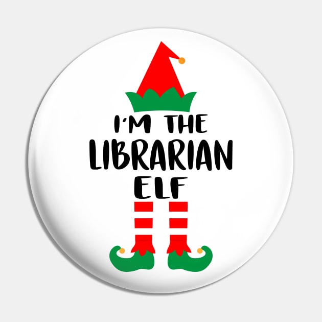 I'm The Librarian Elf Family Matching Group Christmas Costume Pajama Funny Gift Pin by norhan2000