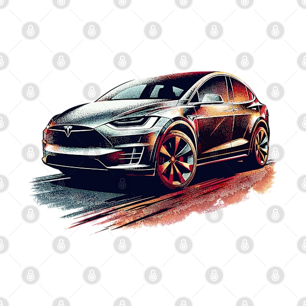 Tesla Model X by Vehicles-Art