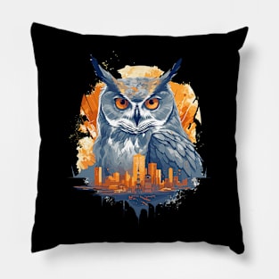 Night Owl Animal Beauty Nature Wildlife Discovery Pillow