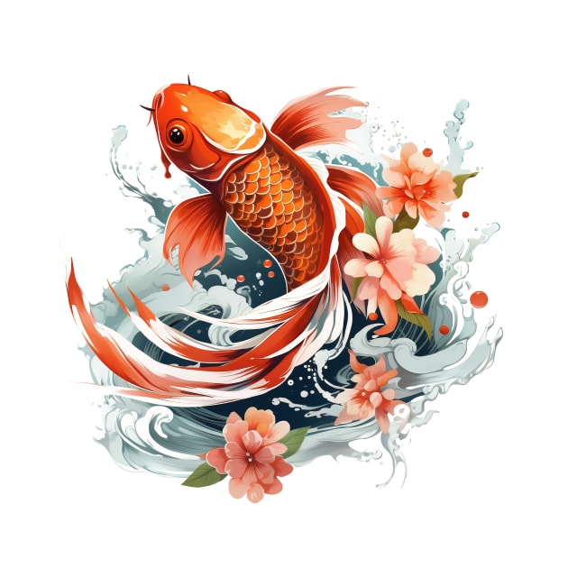 Koi Fish In A Pond by zooleisurelife