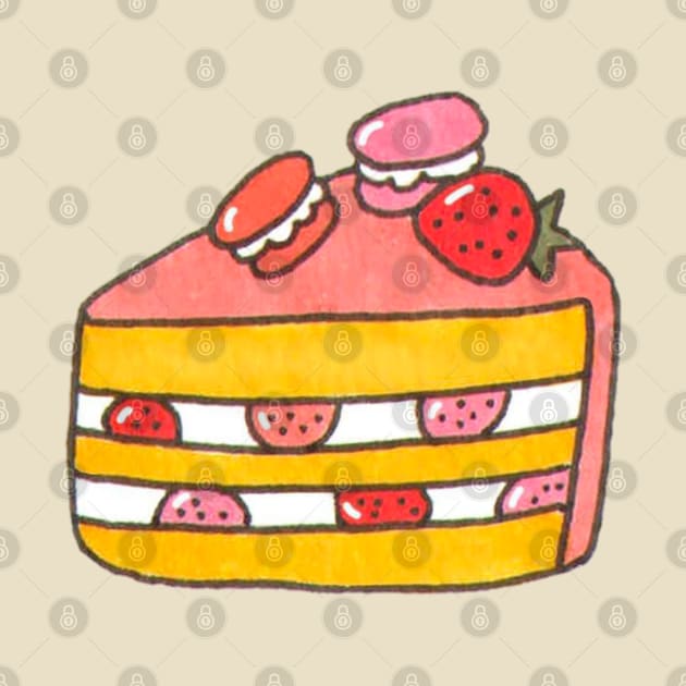 Strawberry cake///Drawing for fans by MisterPumpkin