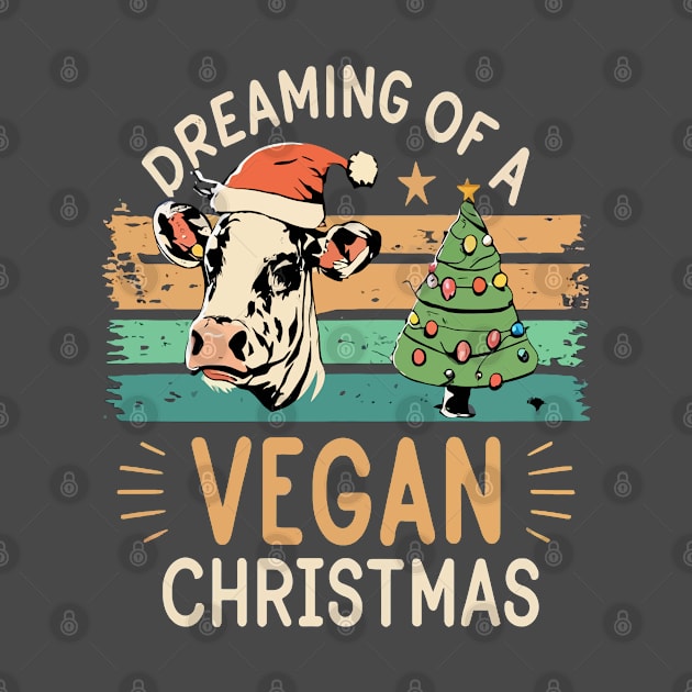 I'm Dreaming of a Vegan Christmas Funny Men Women by rhazi mode plagget