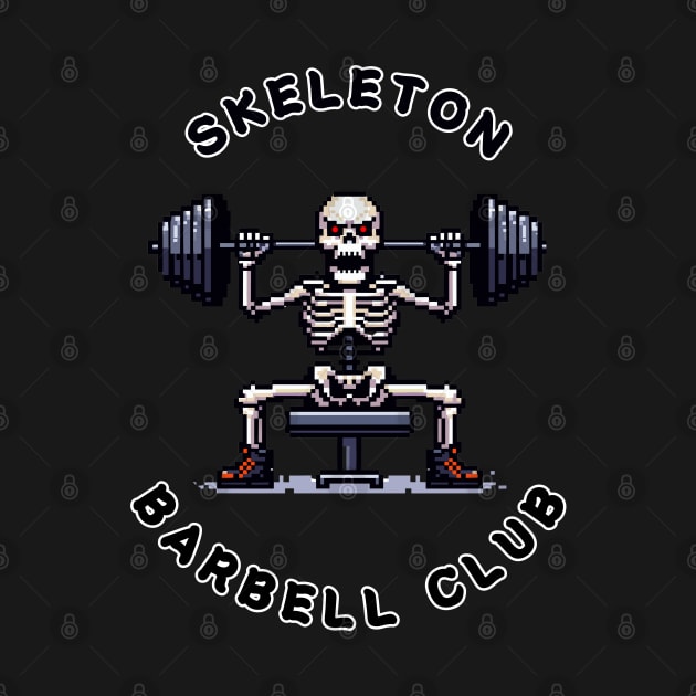 Skeleton Barbell Club by FriskyLama