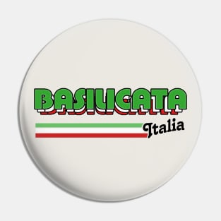 Basilicata // Italia Typography Region Design Pin