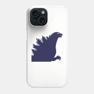 Godzilla silhouette Phone Case