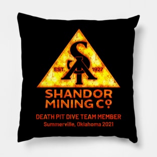 Shandor Mining Co. Death Pit Dive Team Member Pillow