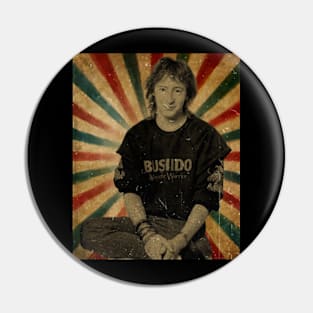 Julian Lennon // Photo Vintage Retro Look Fan Design Pin