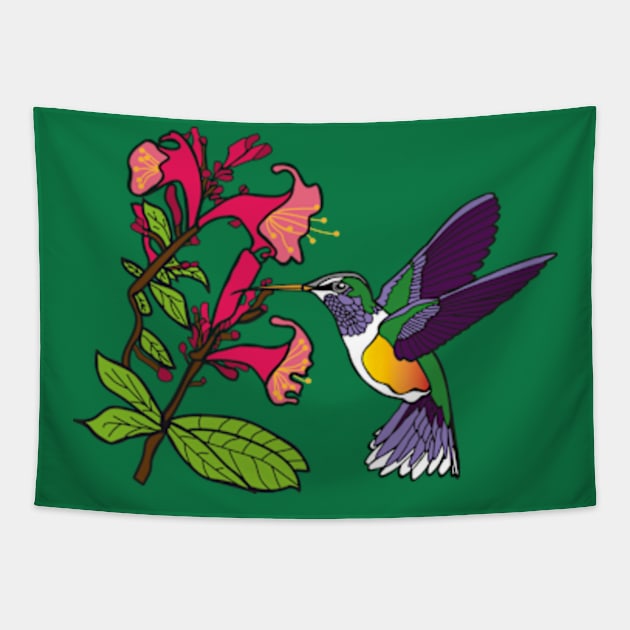 humming bird Tapestry by insigniawear