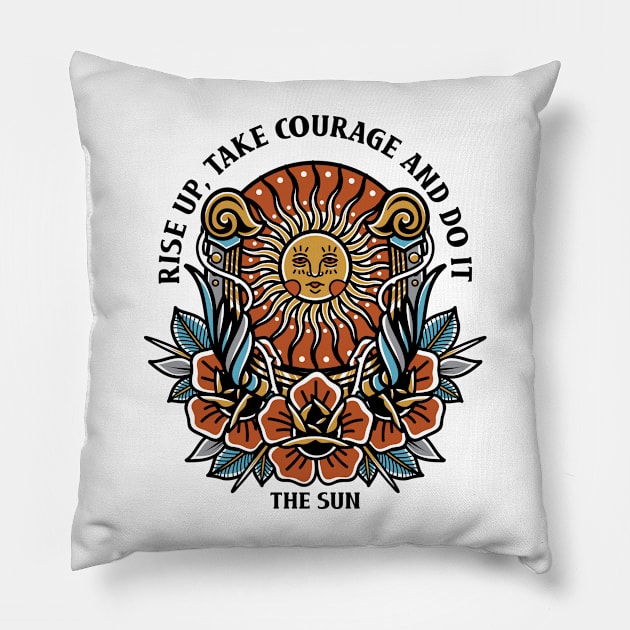 Rise Up Pillow by TerpeneTom