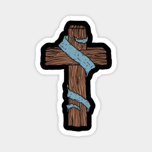 Wooden cross Magnet