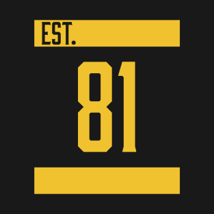 Est 81 Yellow T-Shirt