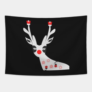 Merry Christmas reindeer Tapestry