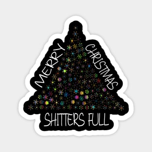 merry christmas shitters full Magnet