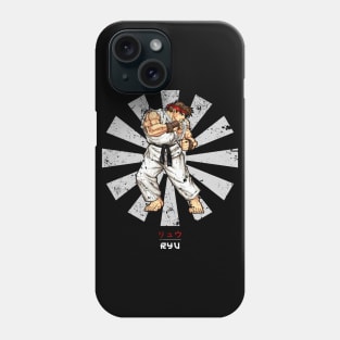 Ryu Street Fighter Retro Japanese Phone Case