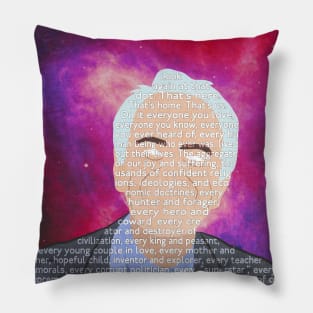 Sagan's Pale Blue Dot Pillow