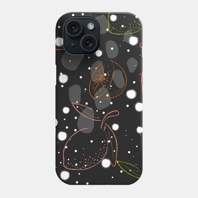 Lemons Phone Case by Creative Meadows