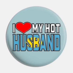 I Love My Hot Palauan Husband Pin