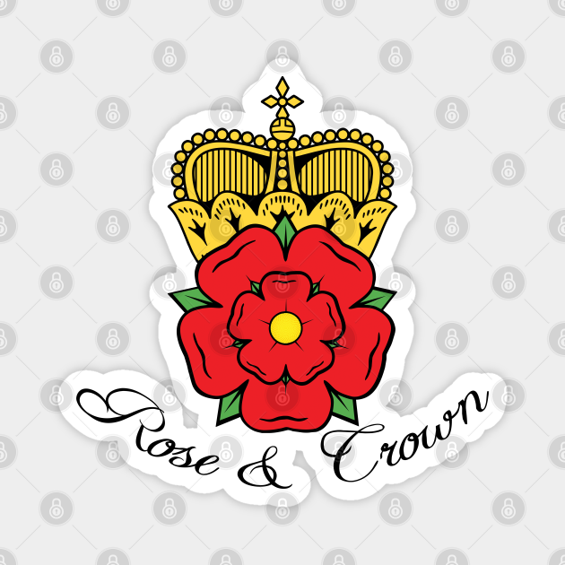 Colourful Rose and Crown Rose TeePublic