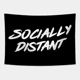 Socially Distant - White Tapestry