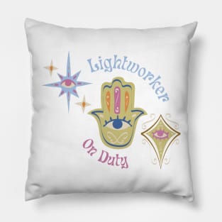 Lightworker on Duty #3 Pillow