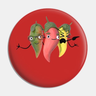 tres tristes chiles Pin