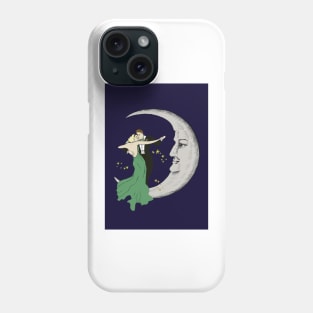 Vintage dancing on the moon Phone Case