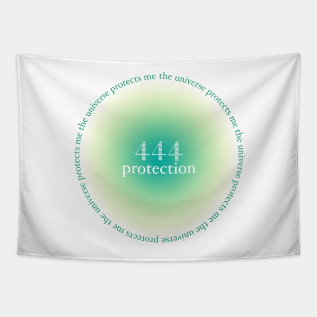 444 Protection Angel Number Tapestry by emiliapapaya