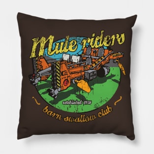 Mule Riders Club Pillow