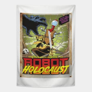 Mystery Science Rusty Barn Sign 3000 - Robot-Holocaust Tapestry