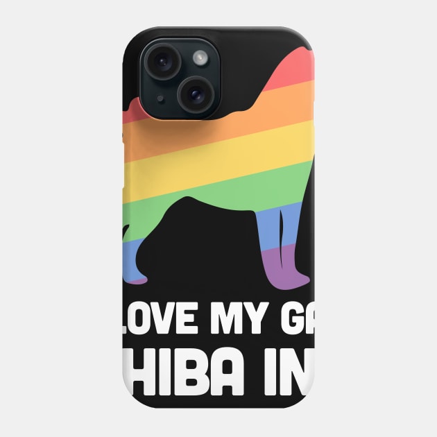 Shiba Inu - Funny Gay Dog LGBT Pride Phone Case by MeatMan