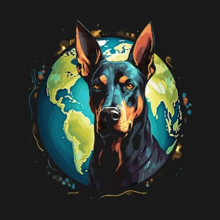 Doberman Earth Day T-Shirt