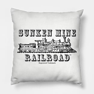 Sunken Mine Railroad Pillow