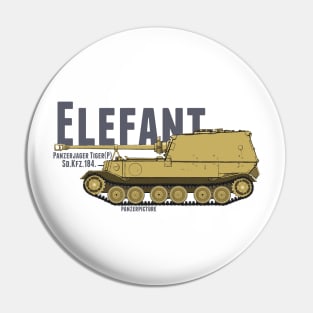 Elefant Tank Destroyer Pin