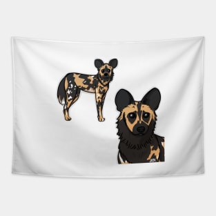 Wild Dog Science Tapestry