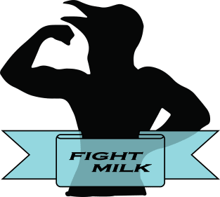 FIGHT MILK Logo Magnet