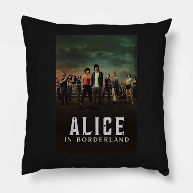 Alice In Borderland Season 2 Pillow by Switch-Case