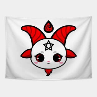 Cute Baphomet Tapestry